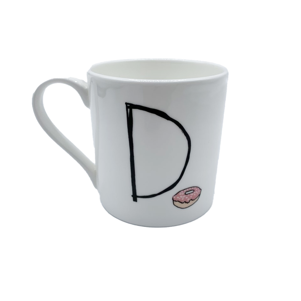 Mug: Alphabet - D